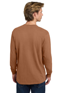 COMFORT COLORS  Heavyweight Ring Spun Long Sleeve Tee - Yam Back