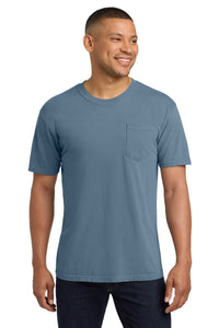 COMFORT COLORS  Heavyweight Ring Spun Pocket Tee - Blue Jean