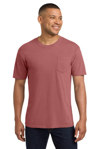 COMFORT COLORS  Heavyweight Ring Spun Pocket Tee - Crimson