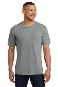 COMFORT COLORS  Heavyweight Ring Spun Pocket Tee - Granite
