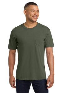 COMFORT COLORS  Heavyweight Ring Spun Pocket Tee - Moss
