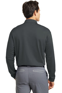 Nike Tall Long Sleeve Dri-FIT Stretch Tech Polo - Anthracite Back