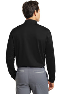 Nike Tall Long Sleeve Dri-FIT Stretch Tech Polo - Black Back