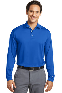 Nike Tall Long Sleeve Dri-FIT Stretch Tech Polo - Blue Sapphire