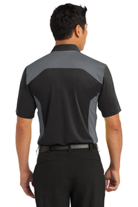 DISCONTINUED Nike Dri-FIT Engineered Mesh Polo - Black/ Dark Grey Back