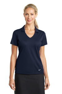 Nike Women's Dri-FIT Vertical Mesh Polo - Marine