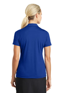 Nike Women's Dri-FIT Vertical Mesh Polo - Old Royal Back