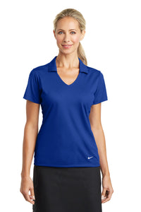 Nike Women's Dri-FIT Vertical Mesh Polo - Old Royal