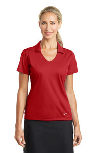 Nike Women's Dri-FIT Vertical Mesh Polo - University Red