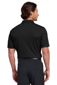 Nike Dri-FIT Vertical Mesh Polo - Black Back