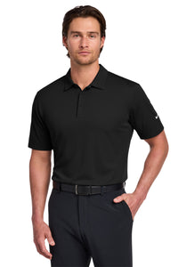 Nike Dri-FIT Vertical Mesh Polo - Black