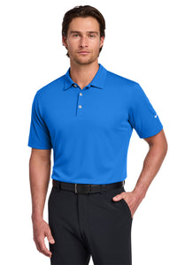 Nike Dri-FIT Vertical Mesh Polo - Brisk Blue