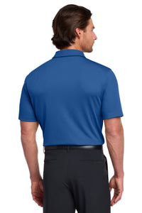 Nike Dri-FIT Vertical Mesh Polo - Gym Blue Back