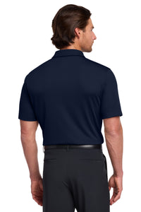 Nike Dri-FIT Vertical Mesh Polo - Marine Back