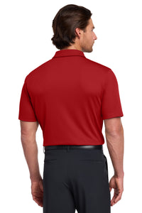 Nike Dri-FIT Vertical Mesh Polo - University Red Back