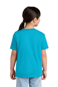 Gildan Youth Softstyle CVC Tee 64000BCVC - Caribbean Mist Back