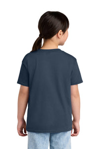 Gildan Youth Softstyle CVC Tee 64000BCVC - Navy Mist Back