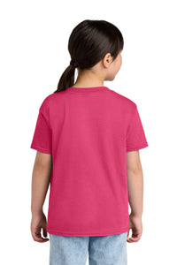 Gildan Youth Softstyle CVC Tee 64000BCVC - Pink Lemonade Mist Back