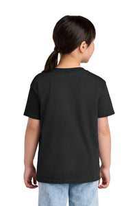 Gildan Youth Softstyle CVC Tee 64000BCVC - Pitch Black Mist Back