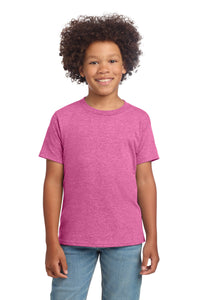 Gildan Youth Softstyle T-Shirt 64000B - Heather Heliconia