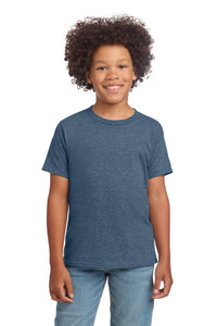 Gildan Youth Softstyle T-Shirt 64000B - Heather Indigo