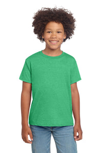 Gildan Youth Softstyle T-Shirt 64000B - Heather Irish Green