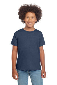 Gildan Youth Softstyle T-Shirt 64000B - Heather Navy
