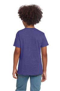 Gildan Youth Softstyle T-Shirt 64000B - Heather Purple Back