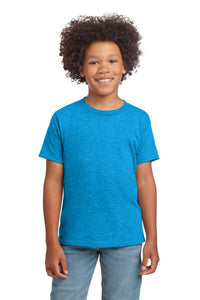 Gildan Youth Softstyle T-Shirt 64000B - Heather Sapphire
