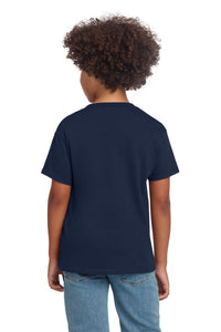 Gildan Youth Softstyle T-Shirt 64000B - Navy Back