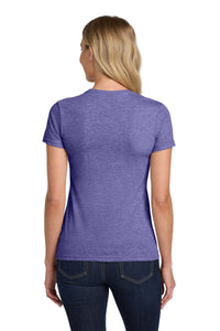 Gildan Softstyle Women's T-Shirt - Heather Purple Back