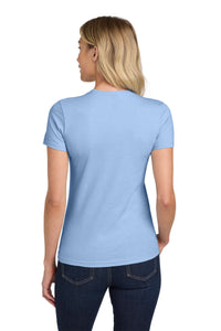 Gildan Softstyle Women's T-Shirt - Light Blue Back