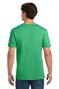 Gildan Softstyle T-Shirt - Heather Irish Green Back