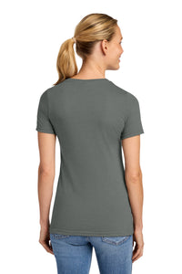 Gildan Softstyle Women's CVC T-Shirt 64001LCVC - Gunmetal Back
