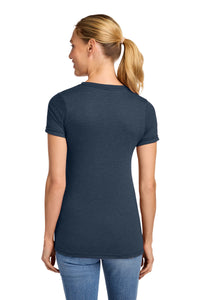 Gildan Softstyle Women's CVC T-Shirt 64001LCVC - Navy Mist Back