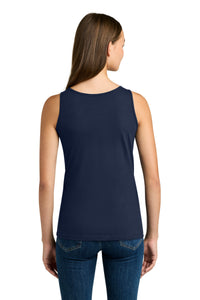 Gildan Softstyle Junior Fit Tank Top - Navy Back