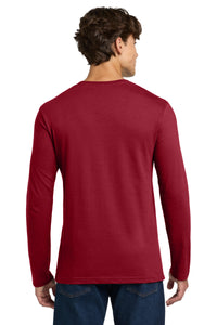 Gildan Softstyle Long Sleeve T-Shirt - Cherry Red Back