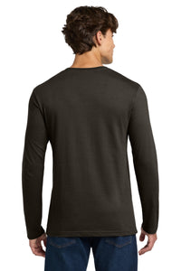 Gildan Softstyle Long Sleeve T-Shirt - Dark Chocolate Back