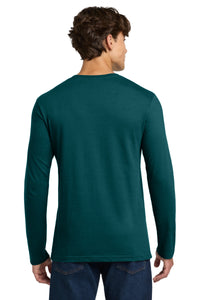 Gildan Softstyle Long Sleeve T-Shirt - Fan Marine Green Back