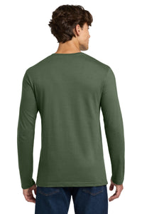Gildan Softstyle Long Sleeve T-Shirt - Military Green Back