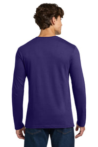 Gildan Softstyle Long Sleeve T-Shirt - Purple Back