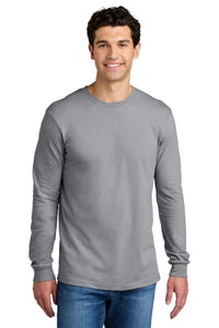 Gildan Softstyle CVC Long Sleeve Tee 64440CVC - Cement
