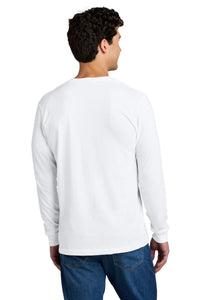 Gildan Softstyle CVC Long Sleeve Tee 64440CVC - White Back