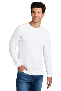 Gildan Softstyle CVC Long Sleeve Tee 64440CVC - White
