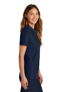 Gildan Softstyle Women's Pique Polo 64800L - Navy Back