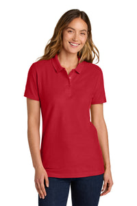 Gildan Softstyle Women's Pique Polo 64800L - Red