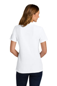 Gildan Softstyle Women's Pique Polo 64800L - White Back