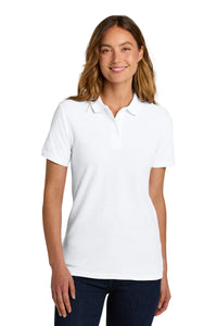Gildan Softstyle Women's Pique Polo 64800L - White