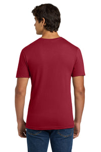 Gildan Softstyle V-Neck T-Shirt - Cherry Red Back