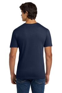 Gildan Softstyle V-Neck T-Shirt - Navy Back